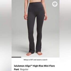 Lululemon Align High Rise Mini Flare Pant